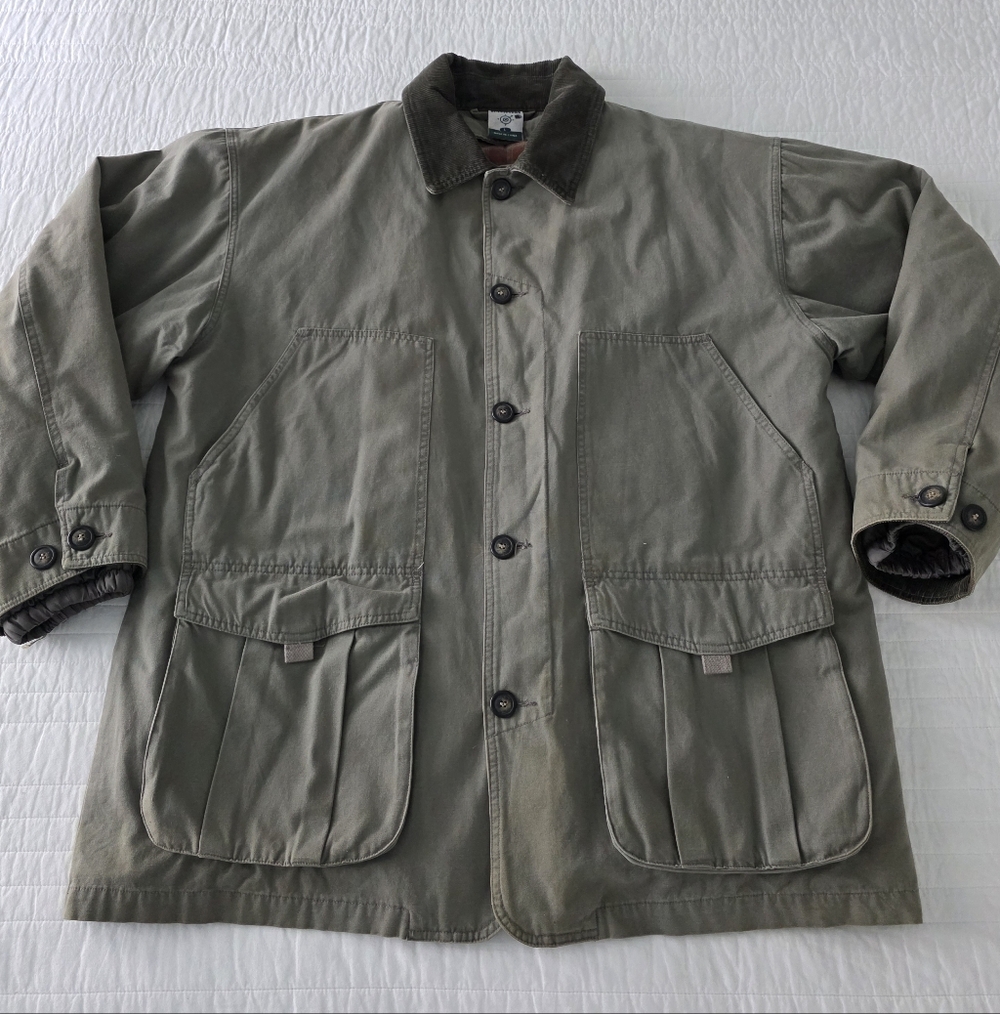 Vintage Northeast Outfitters Men's L Insulated Chore Work Jacket Corduroy